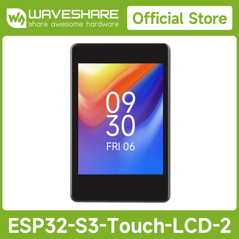 Lolin S3 - Waveshare ESP32-S3 2-Zoll-Touchscreen-Entwicklungsboard, 240 x 320