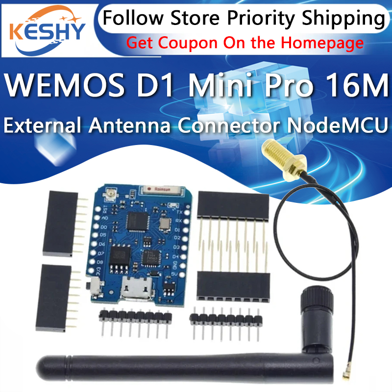 WEMOS D1 Mini Pro 16M Bytes Ex – D1 Mini Pro Bewertung und Preis