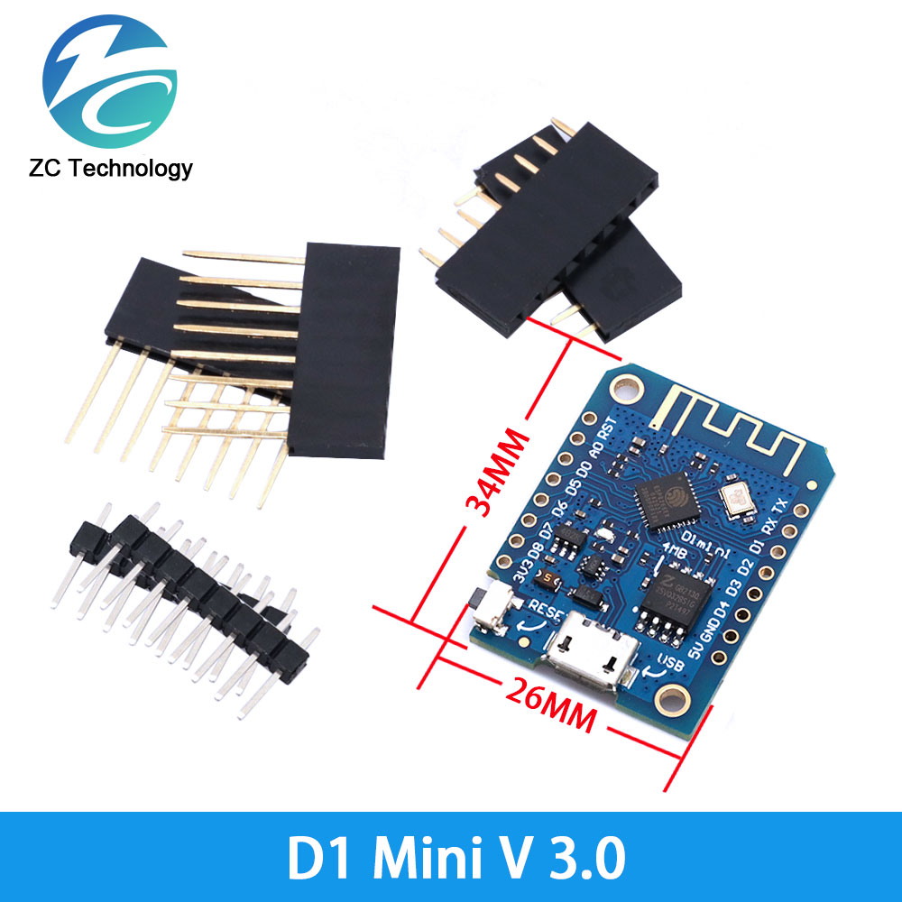 D1 Mini ESP8266 ESP-12F CH340G – Wemos D1 Bewertung und Preis