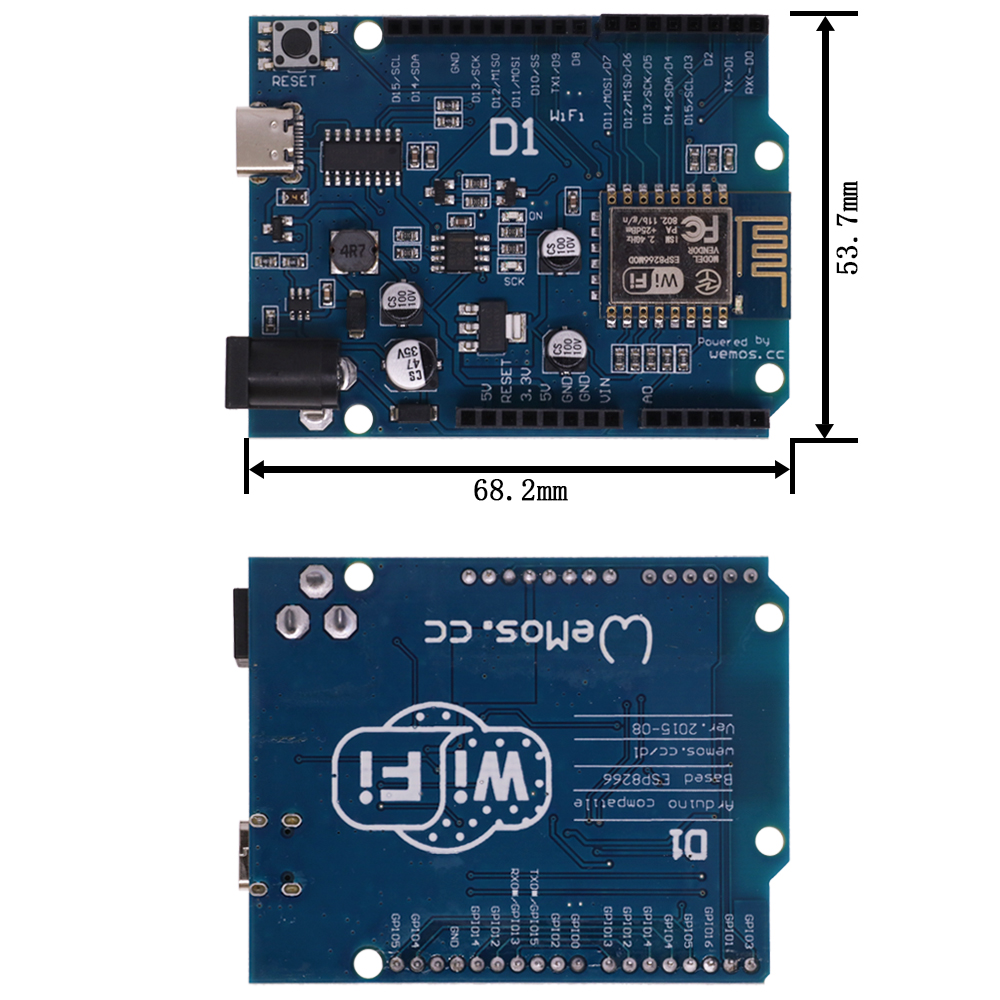 ESP-12E WeMos D1 R2 UNO R3 CH3 – Wemos D1 Bewertung und Preis