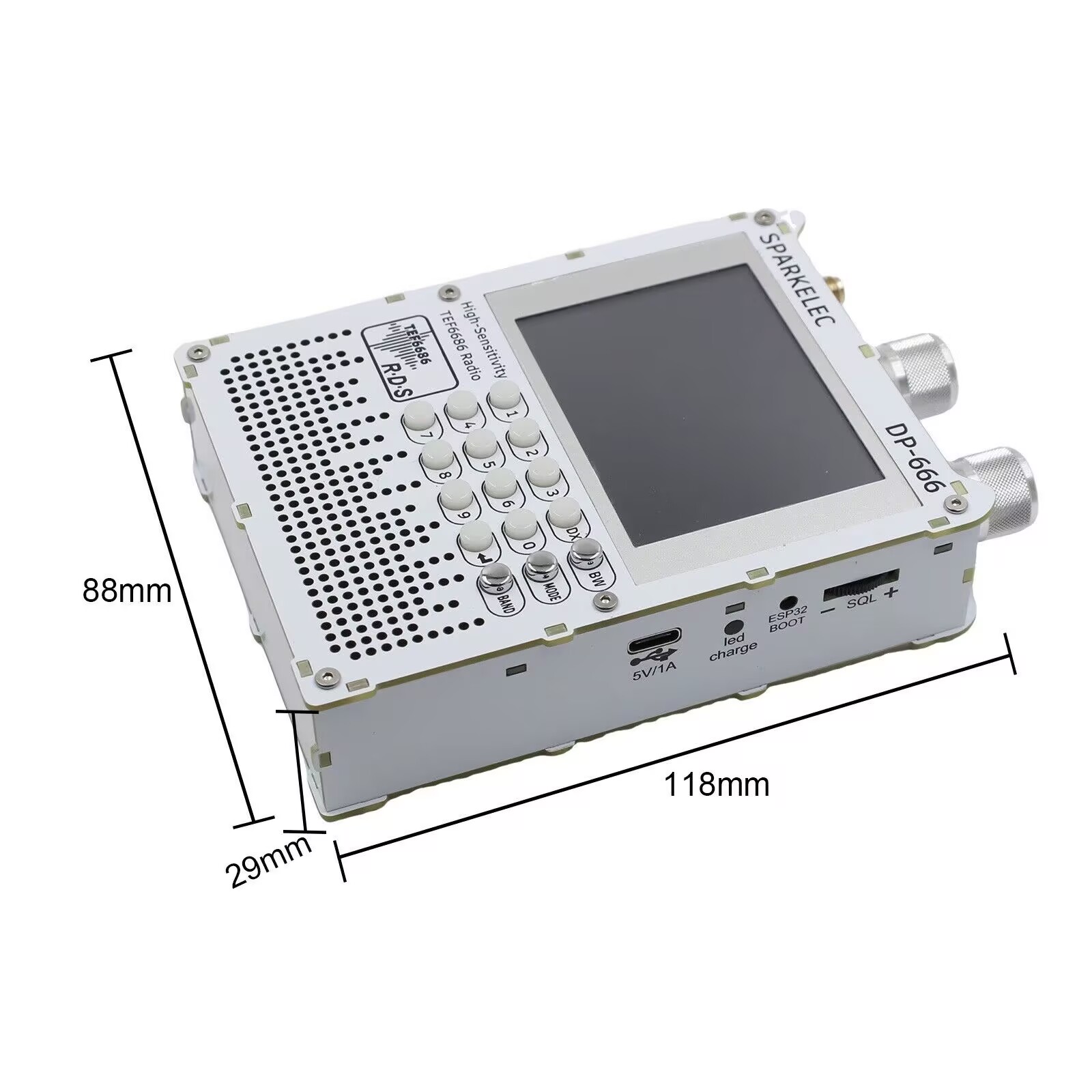 Neues DP-666 TEF6686 Radio mit – Devkitc Bewertung und Preis
